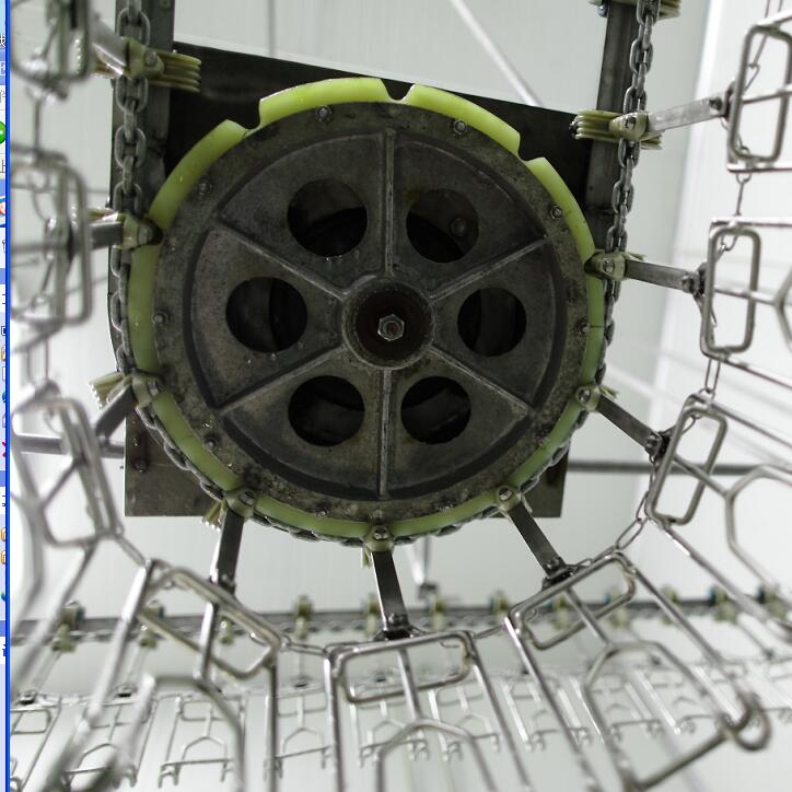 Rotary Wheel Assembly for Poultry Slaughtering