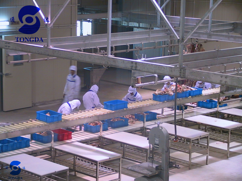 Slat Belt Conveyor for Boning And Cutting