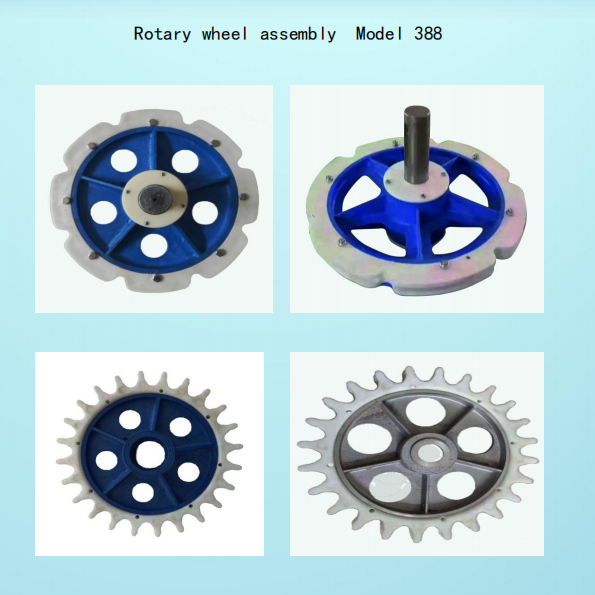 Rotary Wheel Assembly for Poultry Slaughtering