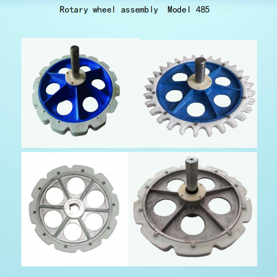 Rotary Wheel Assembly for Poultry Slaughtering